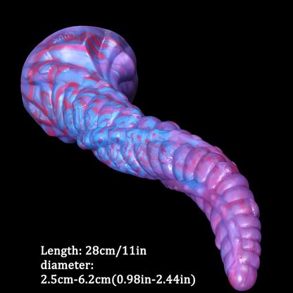 11 Inches Big Anal Dildo Toys Silicone Butt Plug Prostate Massager-EROSREALM