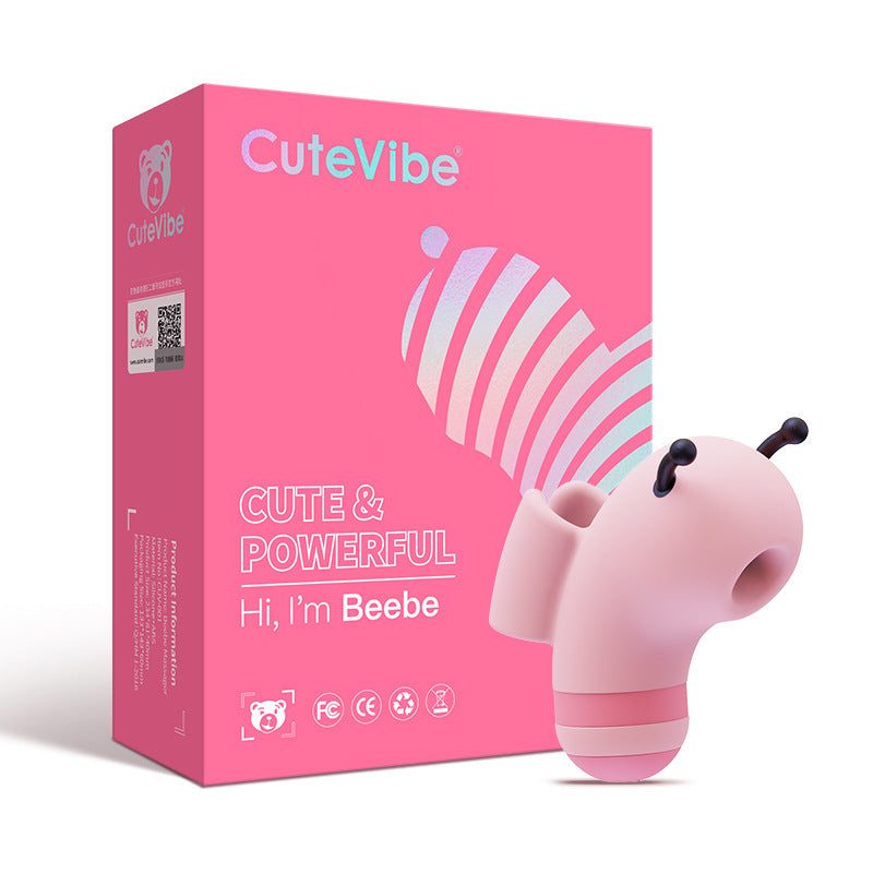 CuteVibe Little Bee Suction Finger Vibrator-EROSREALM