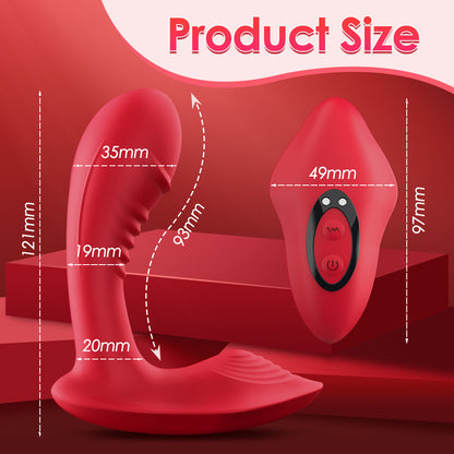 3 In 1 App Remote Control Dildo Vibrator-EROSREALM