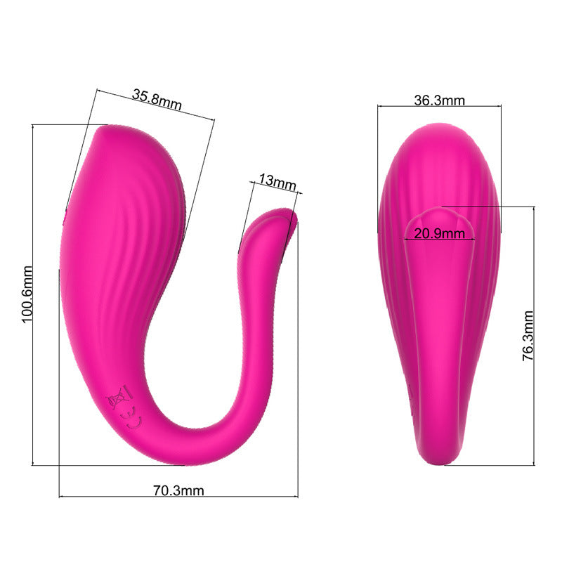 App Remote Control U-shaped Wearable Panty Vibrator-EROSREALM