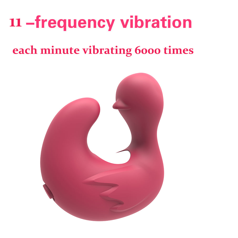 Mini Duck Vibrator Finger Vibrator G Spot Clit Stimulator-EROSREALM