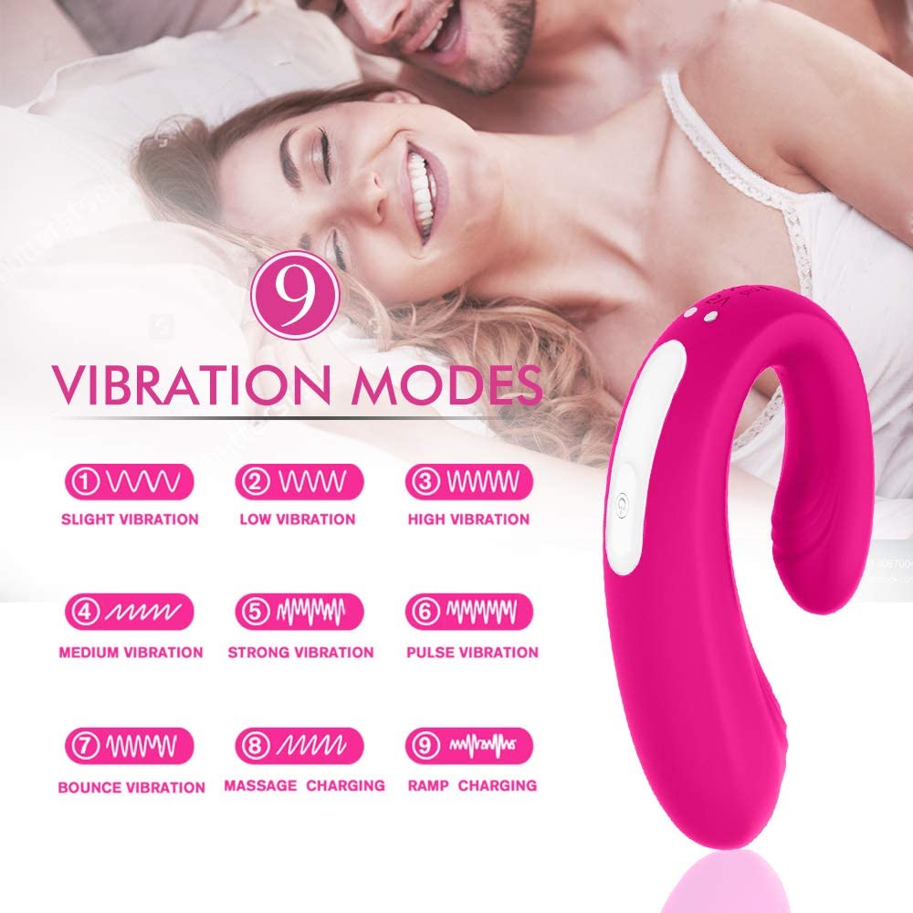 Rechargeable Remote Control Clitoral & G-Spot Vibrator-EROSREALM