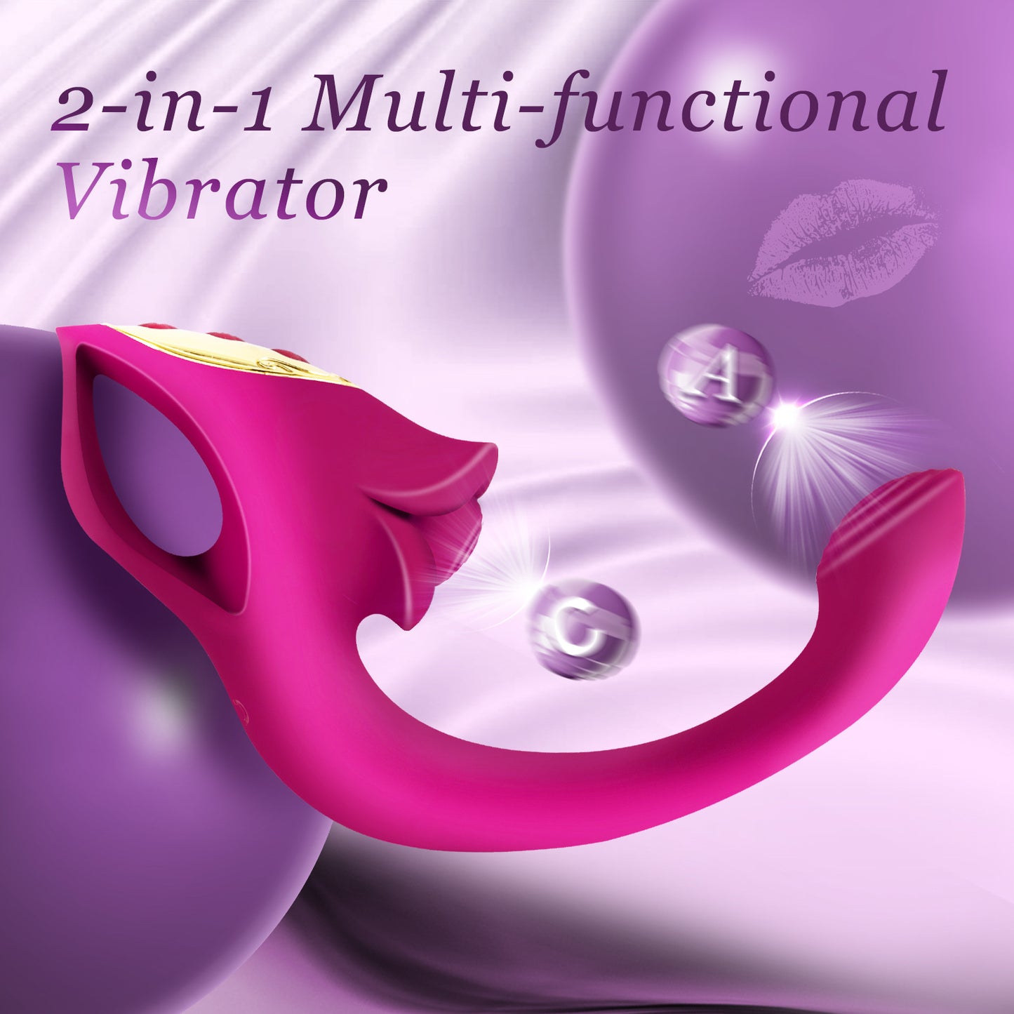 Rose Nibbler 2-in-1 Bitting Vibrator-EROSREALM