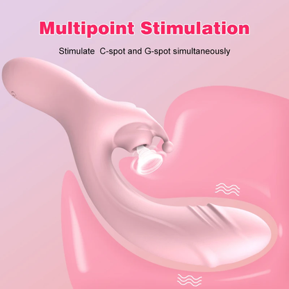 Intelligent Clit G-Spot Dual Stimulation Rabbit Suck Vibrator-EROSREALM