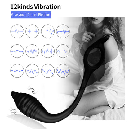 10 Speed Vibrating Ben Wa Ball G Spot Vibrator Anal Vibrator Wireless Remote Control-EROSREALM