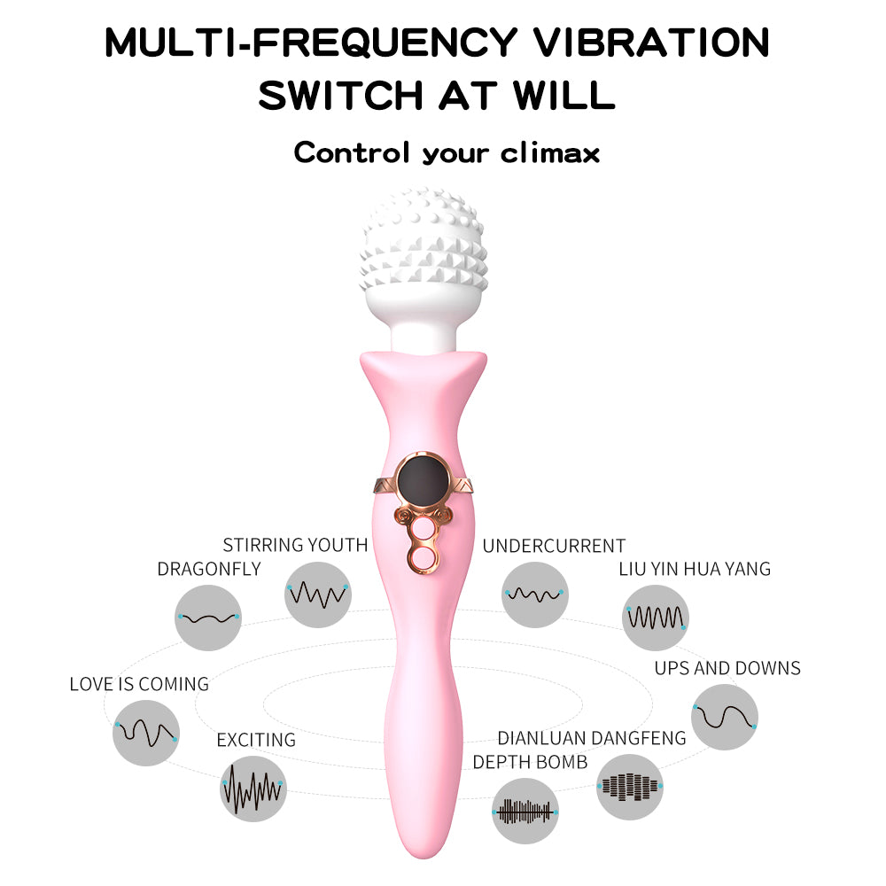 Vibrating Massager Dreamy Magic Wand Vibrator-EROSREALM