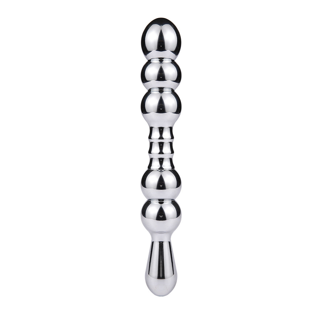 Double Head Metal Anal Plug Sex Toy For Men And Women-EROSREALM