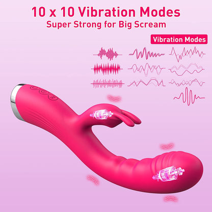 Dual-motor Strong Shock Rabbit Vibrator-EROSREALM