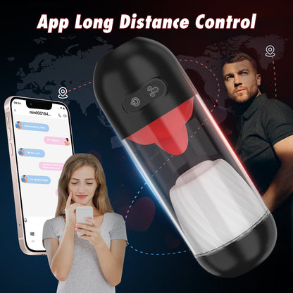 Male Masturbator Male Sex Toys For Men Penis Vibrator With App-EROSREALM