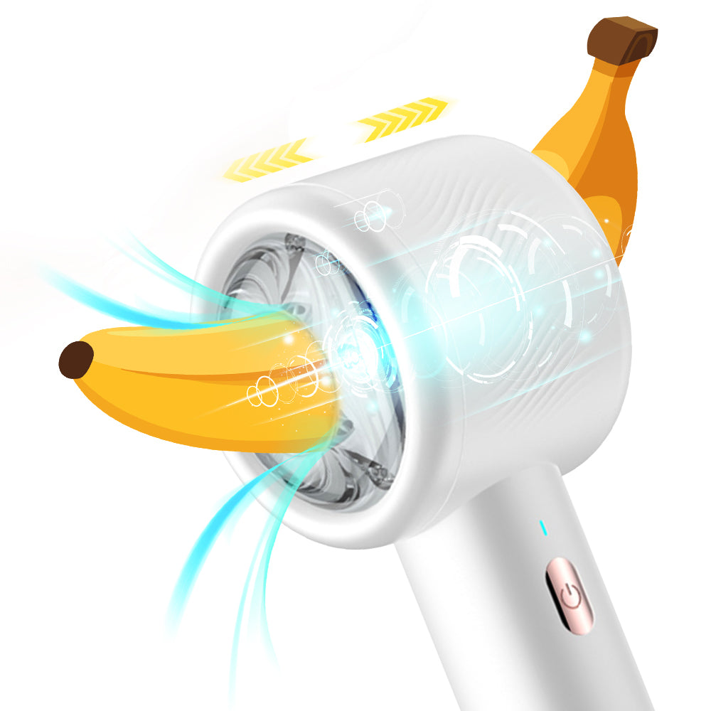 Hair Dryer Shaped Telescopic Masturbator Penis Trainer-EROSREALM