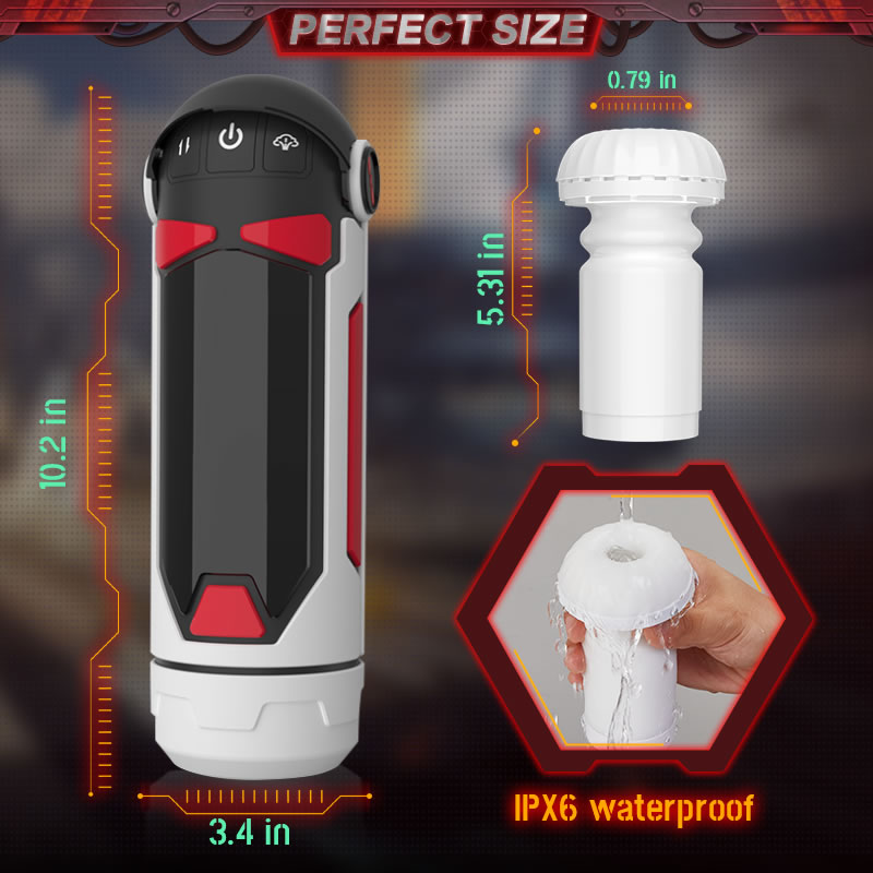 Intelligent Heating Telescopic Penguin Masturbation Cup-EROSREALM