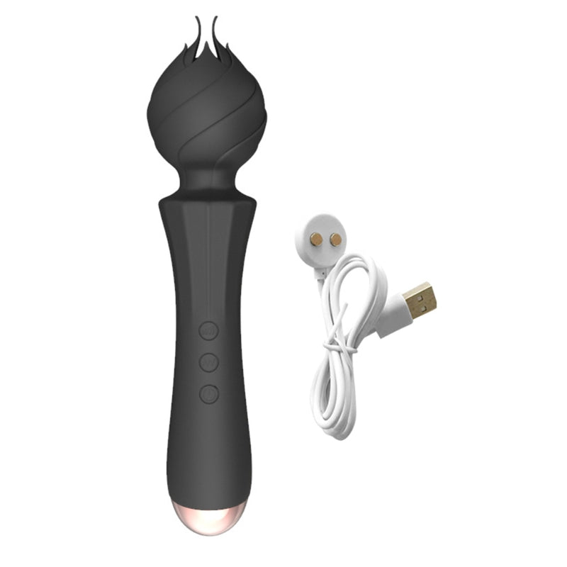 Rechargeable Personal Rose Massager With 20 Vibration Modes-EROSREALM