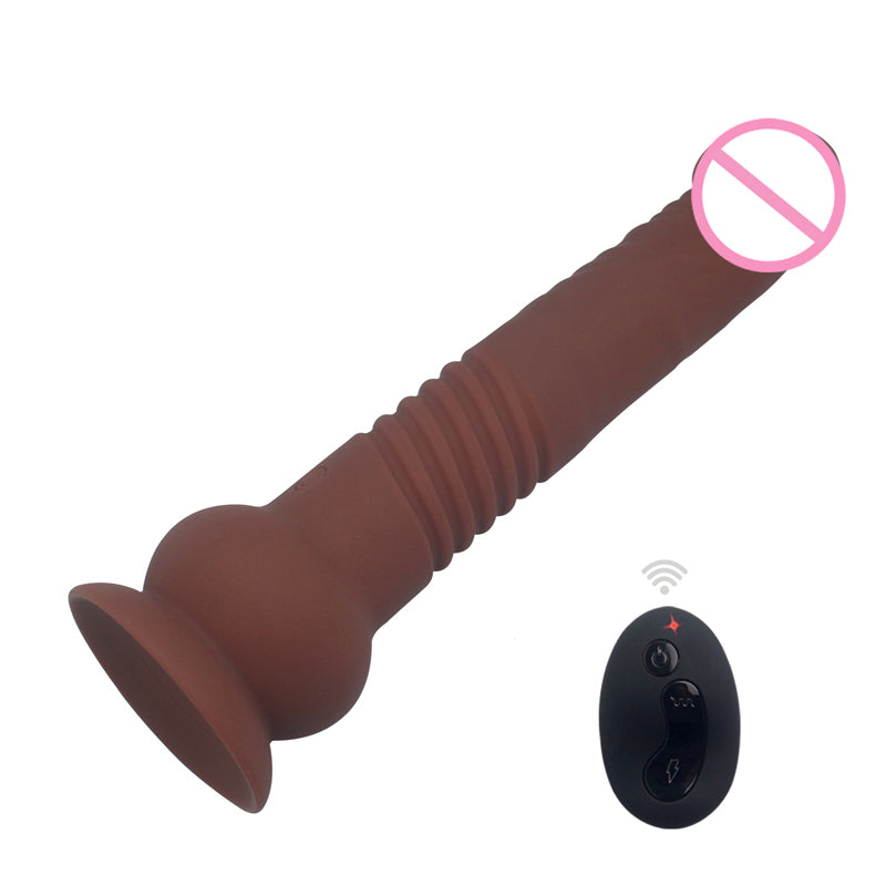 The Commander Remote Control Telescopic Vibrating Dildo-EROSREALM