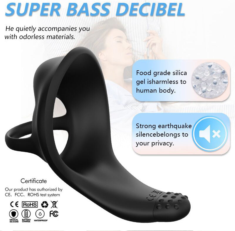 App & Wireless Remote Control Vibration Cock Ring & Prostate Massager-EROSREALM