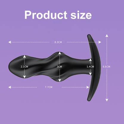 Anal Vibrator Butt Plug Men Prostate Massager Female Vagina Massager Dildos-EROSREALM