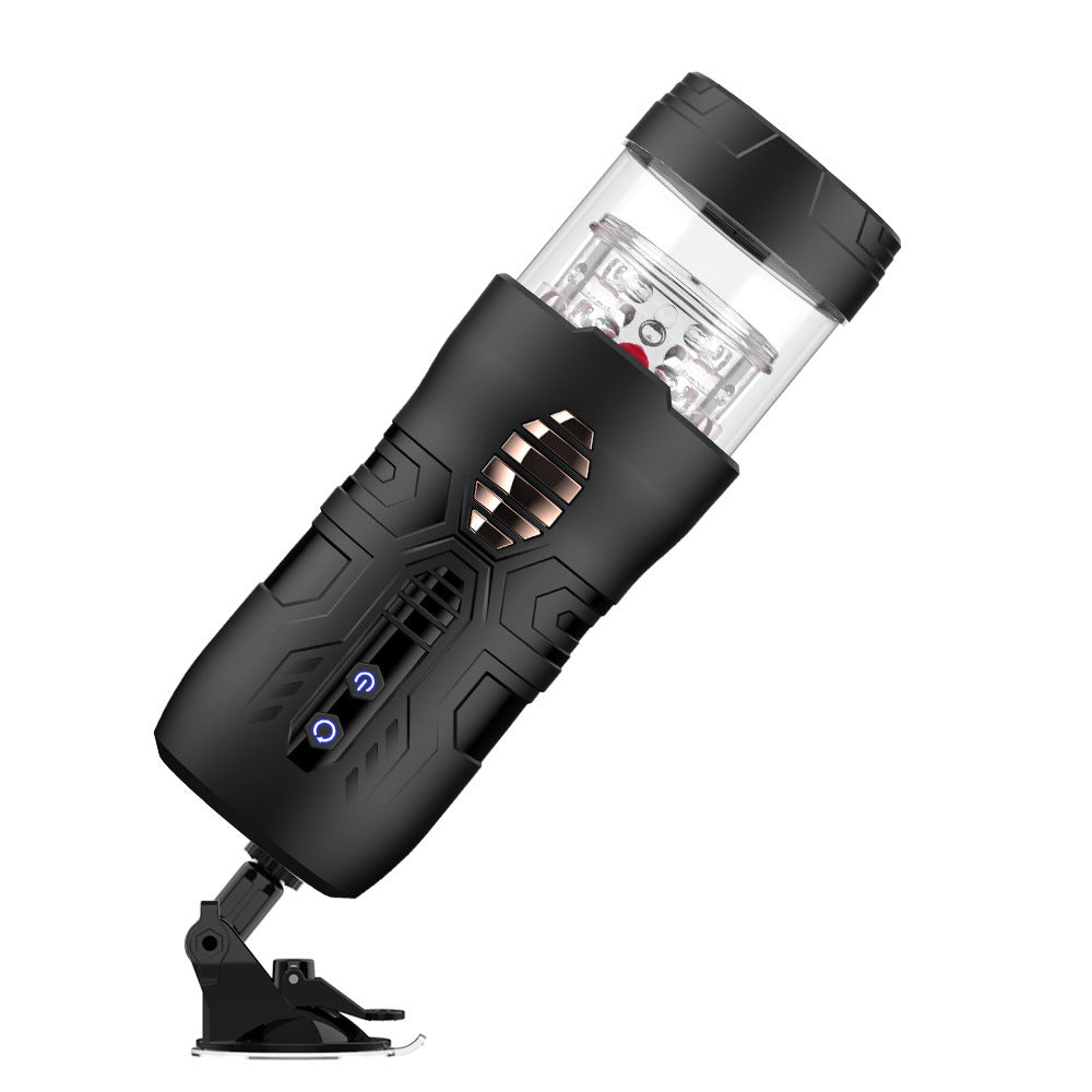 Armor Handfree Thrusting & Rotating Visible Penis Stroker-EROSREALM