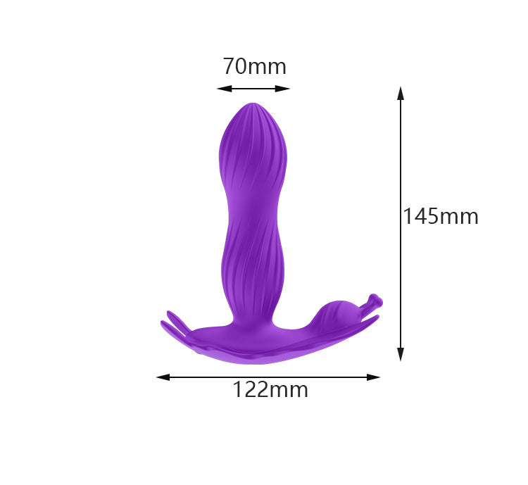 Butterfly Telescopic Strong Shock Panty Vibrator-EROSREALM