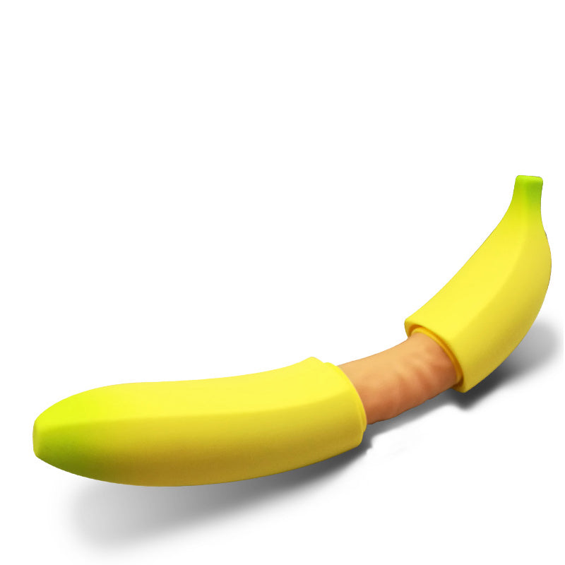 Banana Dildo Vibrator Realistic Huge Penis G Spot Dildo-EROSREALM