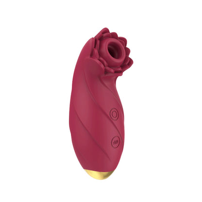 Rose Toy Clit Sucking Vibrating Massager Wand-EROSREALM