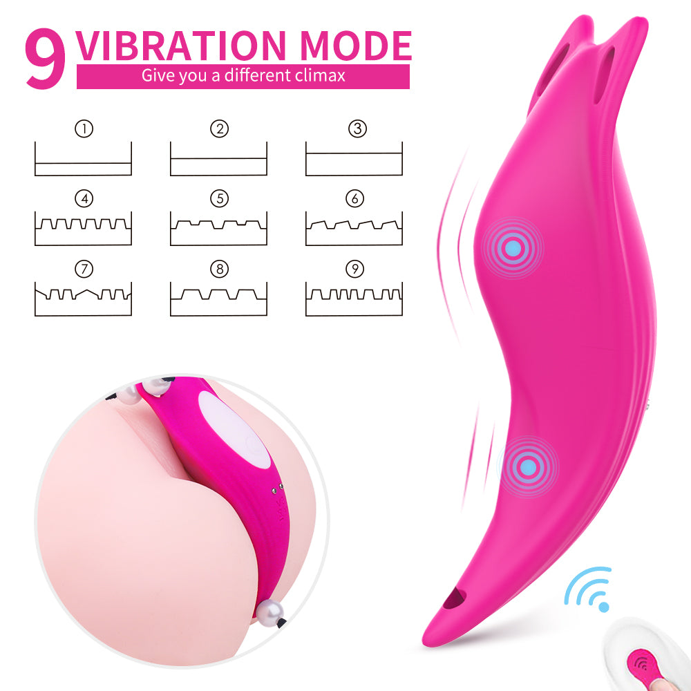 Wearable Clitoral Stimulator Vibrator Panty Vibrator G-spot Massager With Remote Control-EROSREALM