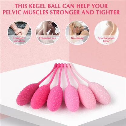 6 Pcs/Set Flower Color Kegel Ball-EROSREALM