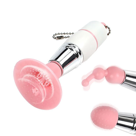 Mini 3 In 1 Vibrator Clitoris Stimulator Nipple Masturbation Toy-EROSREALM