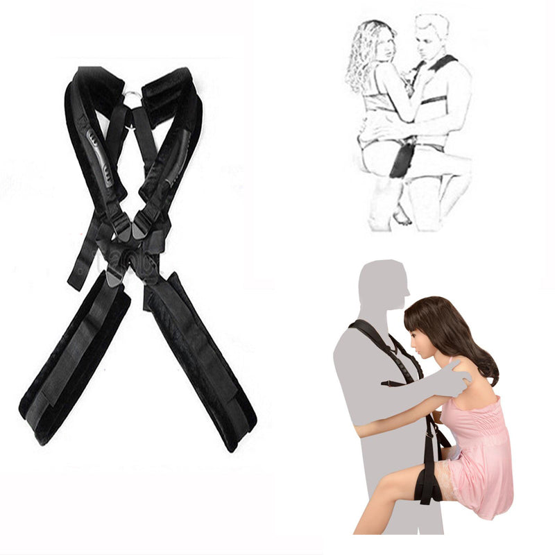 Double Shoulder Back Swing Strap Husband And Wife Sex Aids-EROSREALM