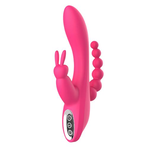 G Spot Clitoral Anal Stimulation Rabbit Vibrator. Triple Penetration-EROSREALM