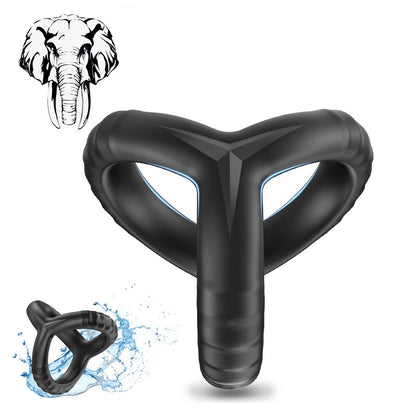 Liquid Silicone Double Lock Ring Penis Ring-EROSREALM