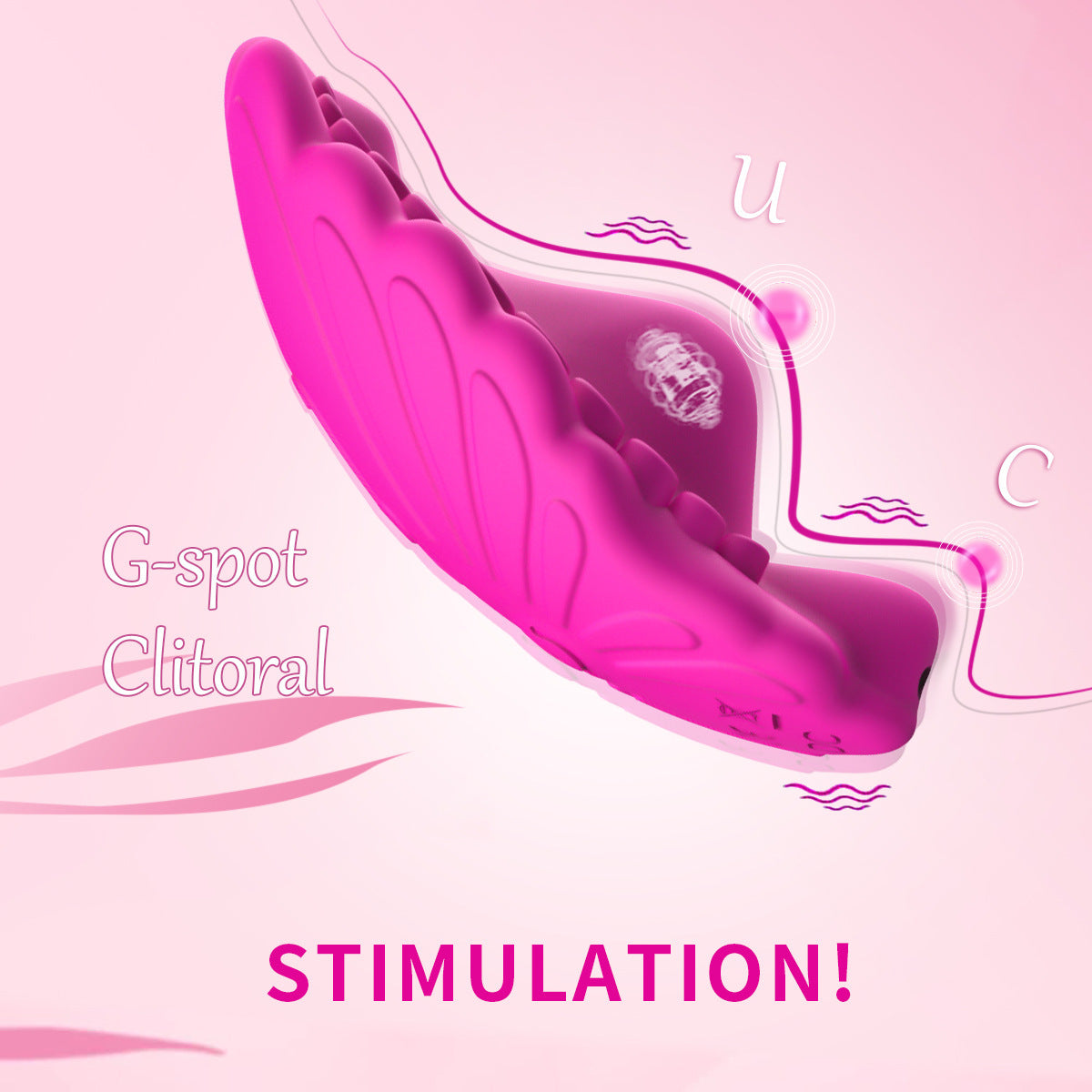 Wireless / App Remote Control 2-in-1 Wearable Vibrator With Panty-EROSREALM