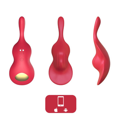 Violin App Controlled Invisible Wearable Panty Vibrator-EROSREALM