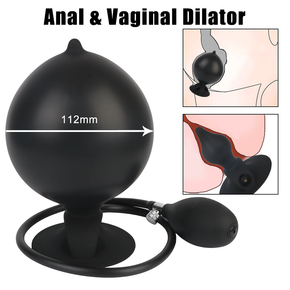 Inflatable Anus Stopper Sucker Anal Expansion Vestibule Prostate Massage Anus Expansion Adult Sex Toy-EROSREALM