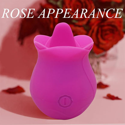 Rose Tongue Vibrator Clitoral Stimulator-EROSREALM