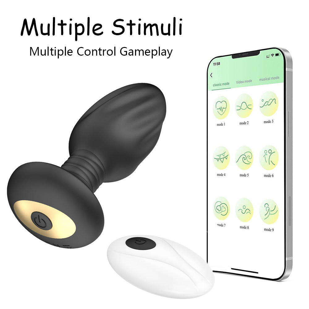 App / Wireless Remote Control Invisible Anal Vibrator-EROSREALM