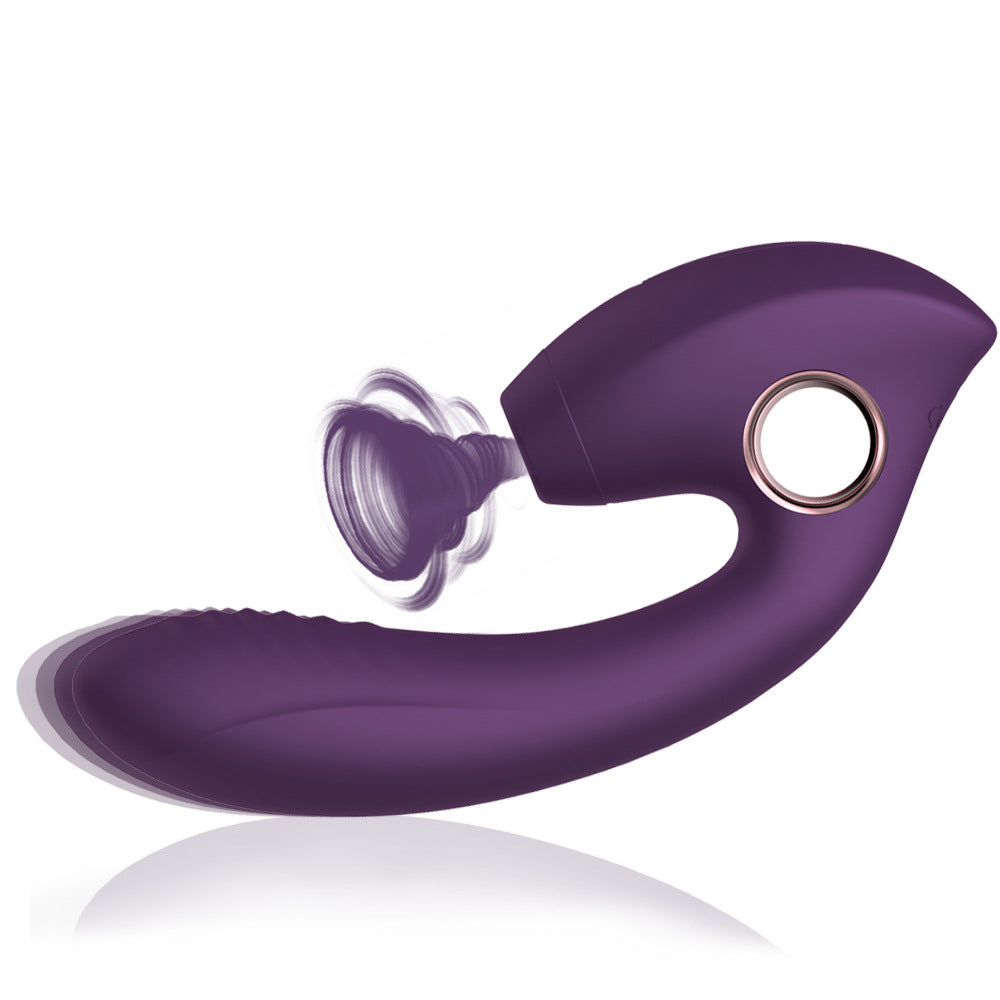 G-spot Vibrator with 10 Modes of Suction-EROSREALM