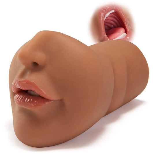 Realistic Blowjob Toy Mouth Stroker-EROSREALM