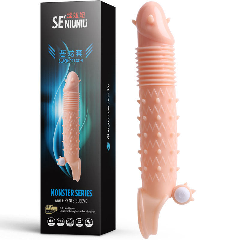 SENIUNIU Monster Series Vibrating Penis Sleeve-EROSREALM