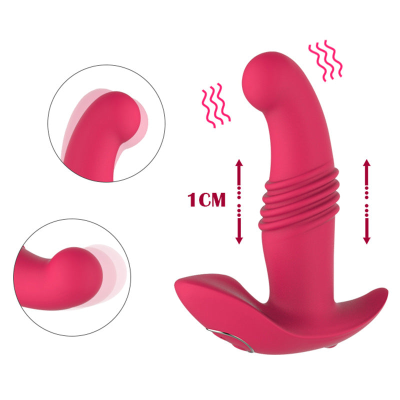 2-in-1 Thrusting Panty Vibrator-EROSREALM