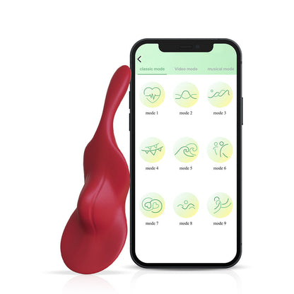 Violin App Controlled Invisible Wearable Panty Vibrator-EROSREALM