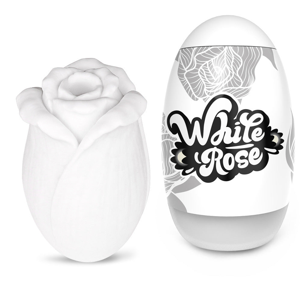 Rose Flower Portable Male Masturbator Egg-EROSREALM