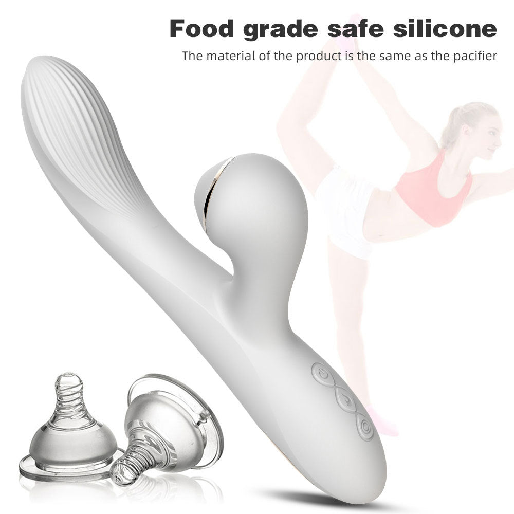 Diana 2-in-1 Sucking Vibration G-spot Vibrator-EROSREALM