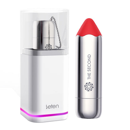 Leten Wireless Charging Sleek Lipstick Vibrator-EROSREALM