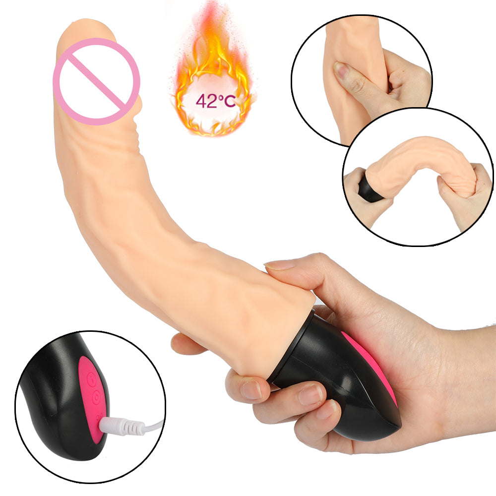 Heating Vibrator Dildos Female Masturbation-EROSREALM