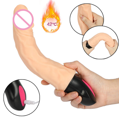 Heating Vibrator Dildos Female Masturbation-EROSREALM