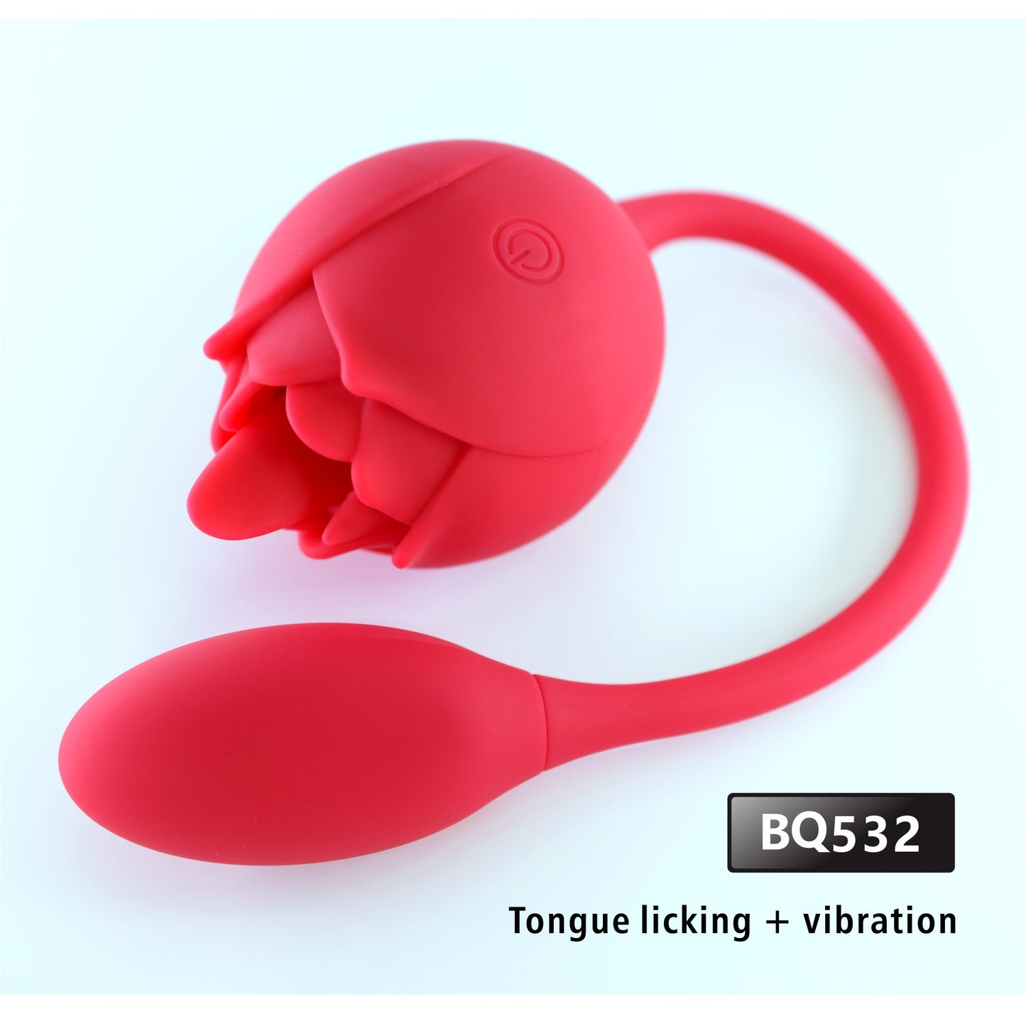 App Remote Control Rose Toy. Tongue Licking Sucking Nubby Vibrator-EROSREALM