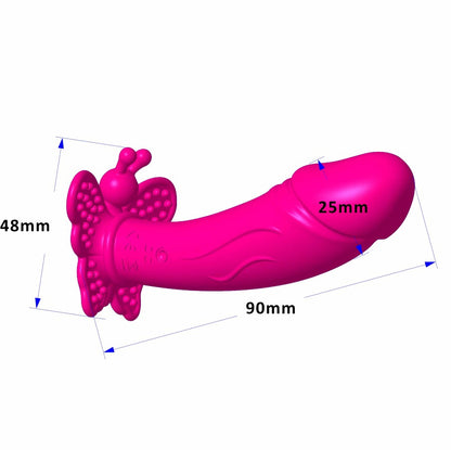 Butterfly Wireless / App Remote Control Wearable Panty Vibrator-EROSREALM