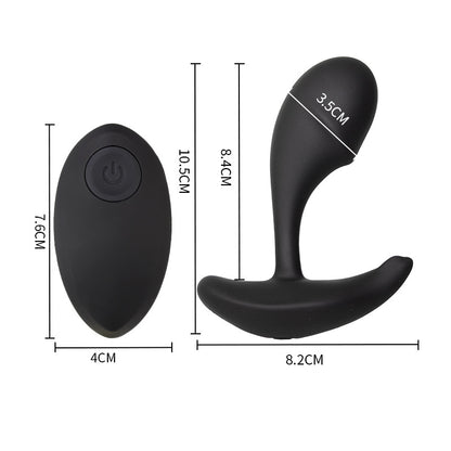 Prostate Massager Anal Plug With Remote Control-EROSREALM