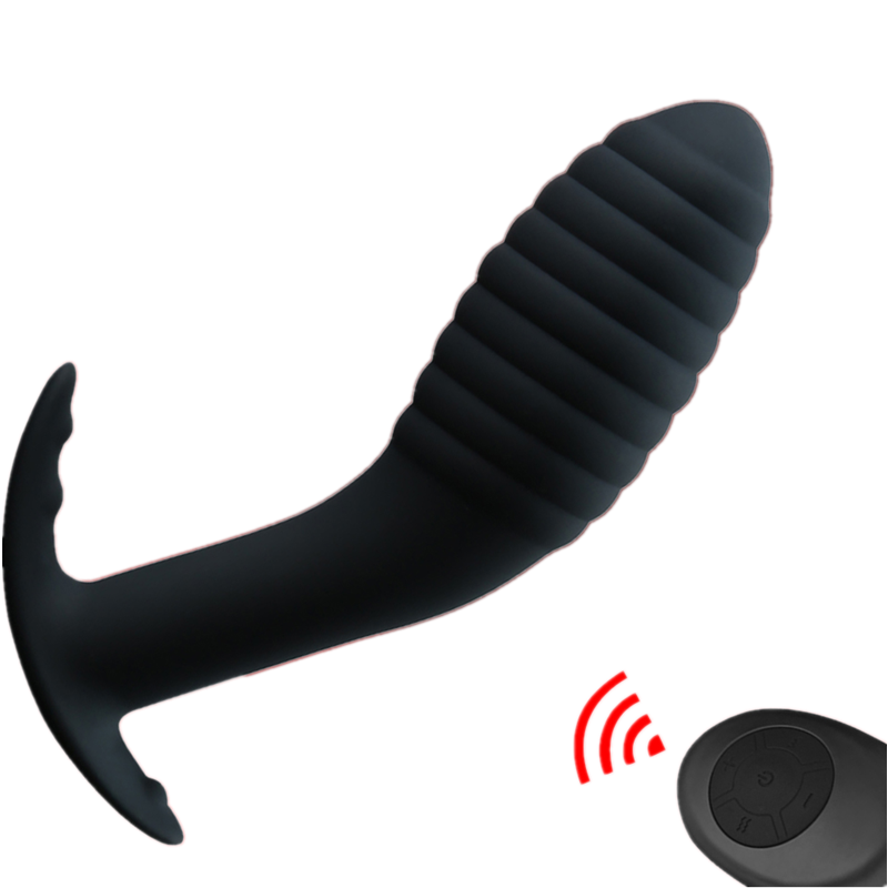 10 Speed Wireless Remote Anal Plug Dildo Vibrator Prostate Massager-EROSREALM