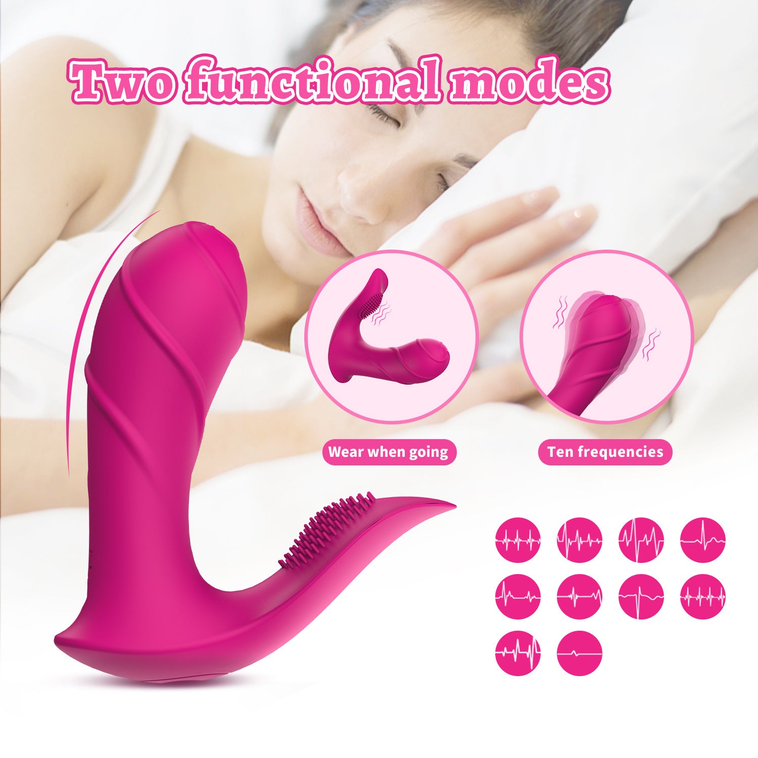 Wireless Remote Control Clit-stimulating Panty Vibrator-EROSREALM