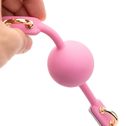 Puppy Love Silicone Gag Ball with Psychedelic Gradient Print Strap-EROSREALM